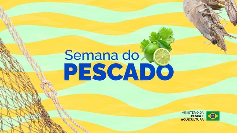 Semana do pescado 2026 prevê ações para ampliar o consumo de pescado